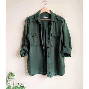 Zara Utility Button Up Shirt